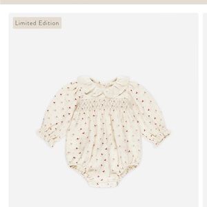 Quincy Mae Callie Romper Heart Ditsy (0-3 months)